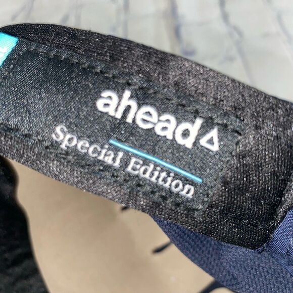 Ahead Cap Hat Unisex Adjustable Strap Navy Yellow “The LongBay Club” - Picture 8 of 9